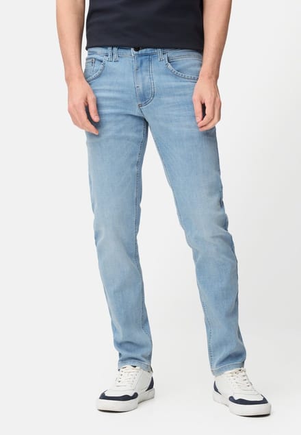 camel active fleXXXactive® jeans met verkoelend effect - Maat menswear-35/30 - Oceaanblauw