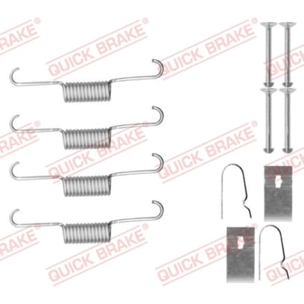 Toebehorenset, parkeerremschoen QUICK BRAKE 105-0884