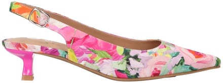 La Strada Slingback Flower Satijn - Damesschoenen - Maat - 36