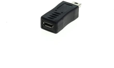 Micro USB (F) naar Mini USB (M) Adapter