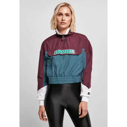 Starter Black Label - Colorblock Pull Over Windbreaker jacket - L - Paars