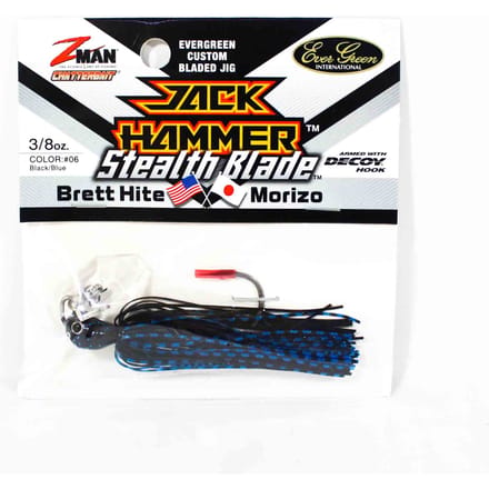 Zman Chatterbait Jackhammer Stealthblade 3/8 Oz Zwart Blauw (4462)
