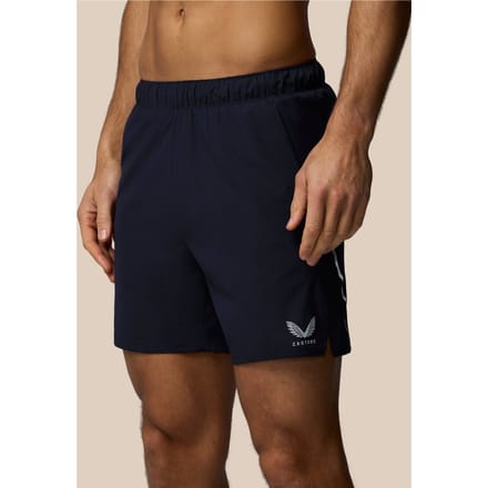 Heren Apex 6" Short Met Binnenslip - Marineblauw