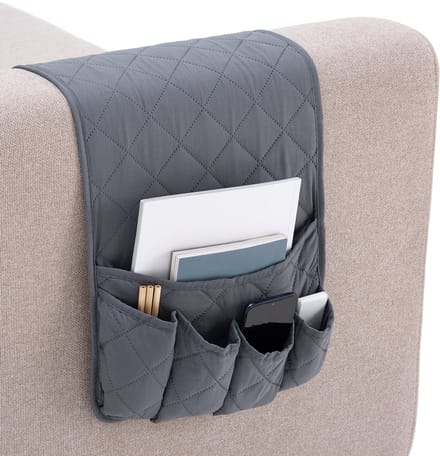 Belmarti bankorganizer 89 x 33 cm - 5 vakken - grijs