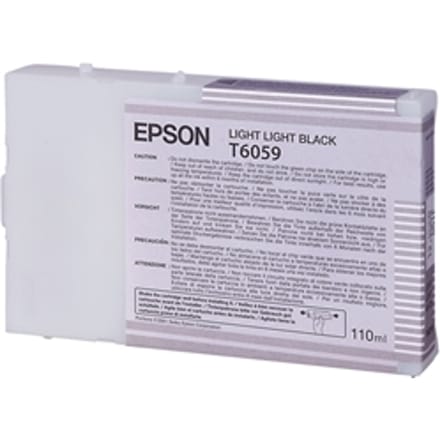 Epson T6059 inktcartridge licht licht zwart (origineel)