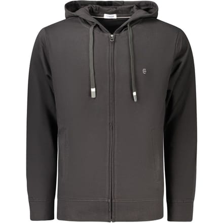Coveri Moving Zwarte Katoenen Heren Sweatshirt
