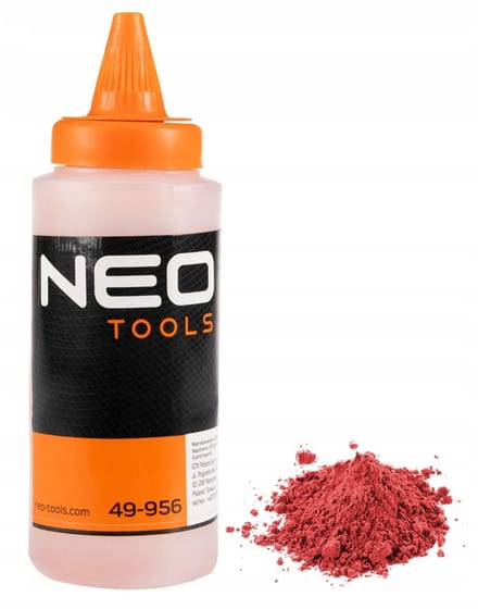 NEO markeerkrijt - spatlijnpoeder - 115 gram - rood