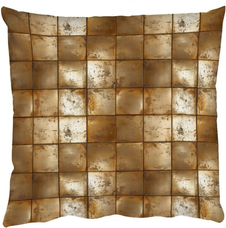 Sierkussens - Kussentjes Woonkamer - 60x60 cm - Geometrisch - Tegels - Goud