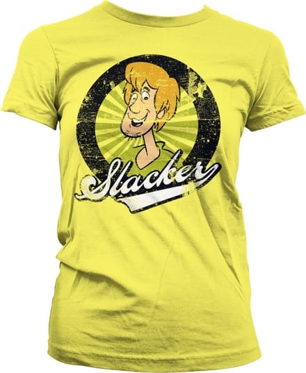 Scooby Doo Shaggy The Slacker Girly Tee dames-T-shirt geel