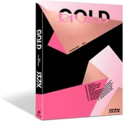 ITZY - [GOUD] STANDAARD,zonder pre-order cadeau Rose