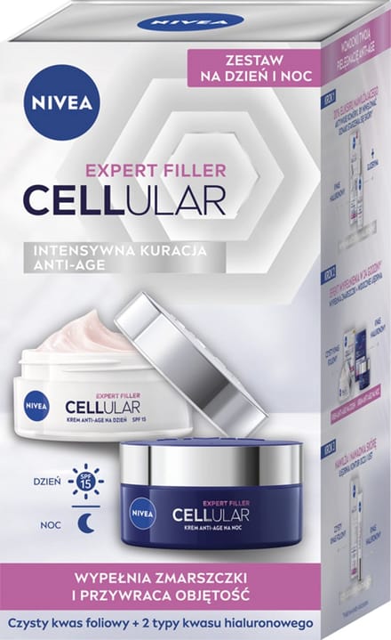 Nivea Cellular Expert Filler - Dag- en Nachtcrème - Anti-Age - SPF 15