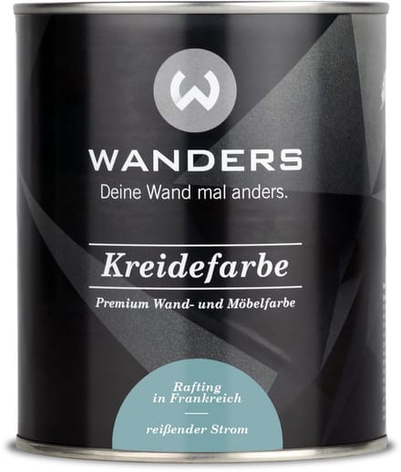 Wanders24 Shabby Chic kreideverf – 750 ml – blauwgroen mat
