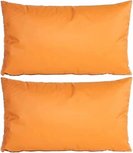 Anna's collection buitenkussens - 2x - oker geel - 30 x 50 cm - binnen/buiten