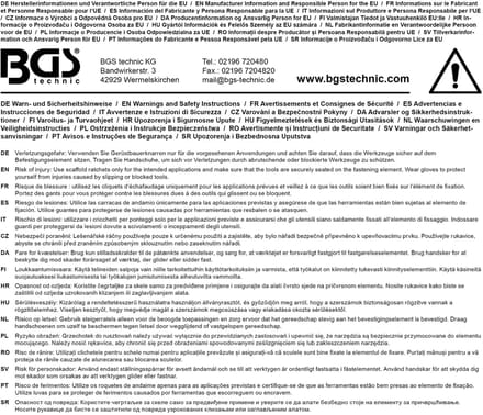 BGS Werfpuntratel 17 x 21 mm