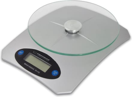 Keukenweegschaal Esperanza Eks006 Zilverkleurig 5 Kg