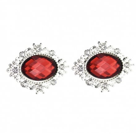 Schoenclips -Rood 3.5 cm - Trouwen-Charme Bijoux