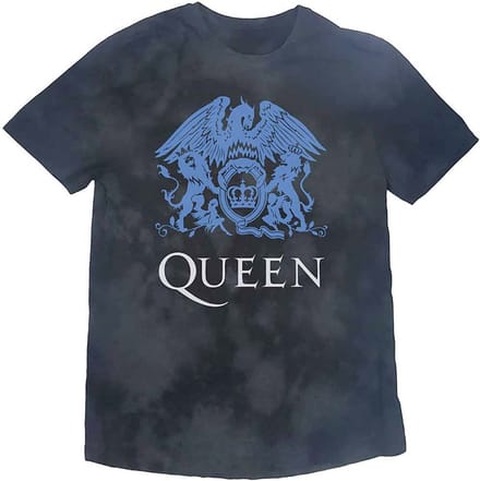 Queen - Blue Crest Kinder T-shirt - Kids tm 4 jaar - Zwart