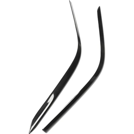 2 stuks Voorbumper Mistlamp Trim Zelfklevend ABS Plastic Stijlvol Design voor CR?Vanaf 2023 black