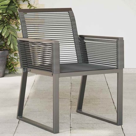 vidaXL - Tuinstoelen - 2 - st - poly - rattan - zwart