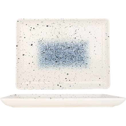 Rinart Serveerschaal - Splash - Porselein - 30x22 cm - set van 2
