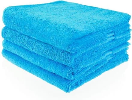 Handdoek turquoise blauw 50x100cm (LET OP: bestellen per stuk)