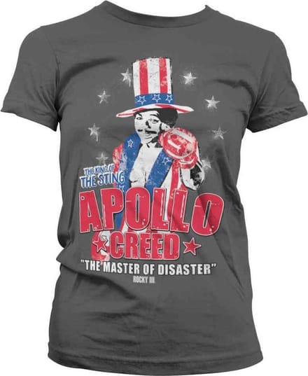Rocky Dames Tshirt -S- Apollo Creed Grijs
