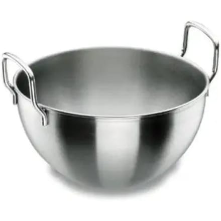 Halfronde kom met handgrepen Lacor 40cm