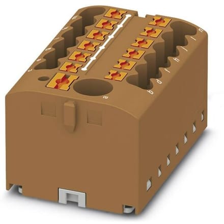 Phoenix Contact 3273362 Verdeelblok 40.6 mm Spanveer Bruin 8 stuk(s)