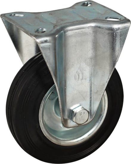 Bokwiel 125 Pl85X105 Rubb Stl Rl 100Kg