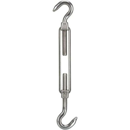 Perel Spanschroef, 2 haken, roestvrij staal, spanbereik 190 mm-270 mm
