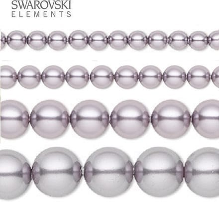 Swarovski Elements, 20 stuks Swarovski Parels, 10mm (20cm), MAUVE, 5810