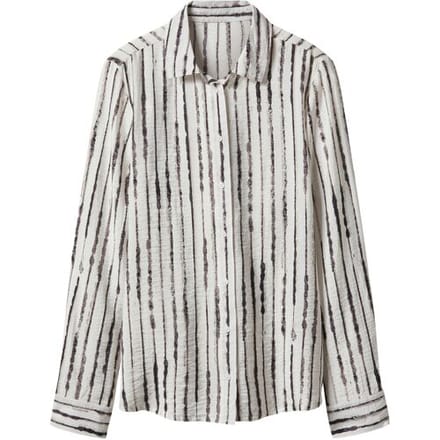 esmara Dames blouse (Wit/gestreept, 36)