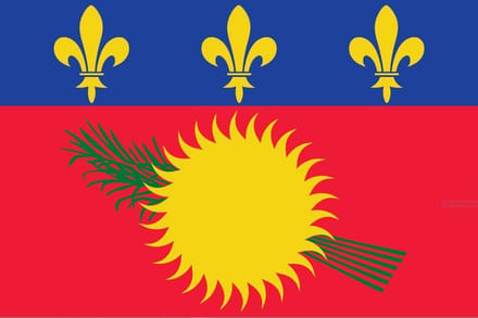 Vlaggetje Guadeloupe 30x45cm