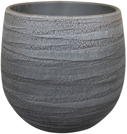 Ter Steege Bloempot Anthracite Grijs D 22 cm H 20 cm Opening 17.5 cm
