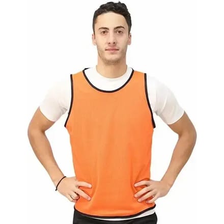 Trainingsvest Omkeerbaar Unisex Naranja/Black JUNIOR