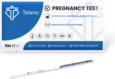 TELANO Zwangerschapstest 5 stuks Vroeg Dipstick - Strip Gevoelig