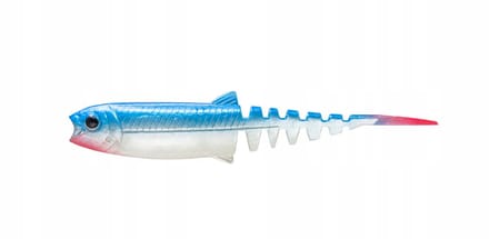 Savage Gear Cannibal Minnow Blue Pearl 8cm rubberen kunstaas