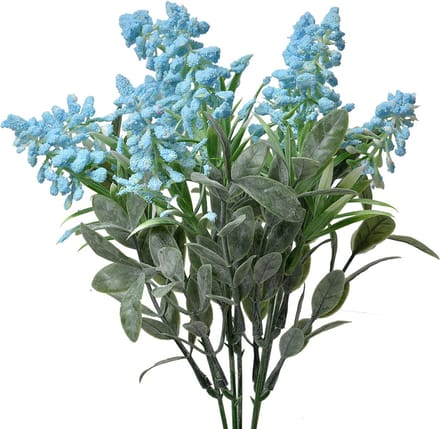Clayre & Eef Kunstbloem 32 cm Blauw Kunststof