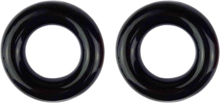 Golfclub Opwarmring - Schommel Ring - Golf Training - 2-Pack Set - 15 cm - Zwart