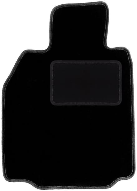 Bestuurdersmat zwart voor: Porsche 911 (type 997) cabro, coupé, targa (2002-2012)