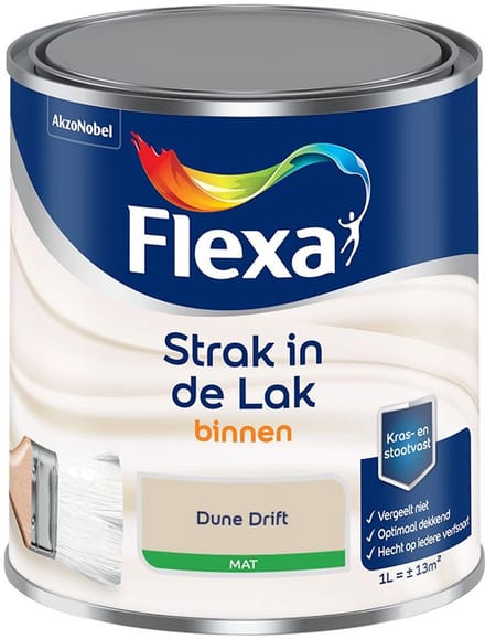 Flexa - Strak In De Lak Binnenlak Mat - Dune Drift - Mengverf - 1 L