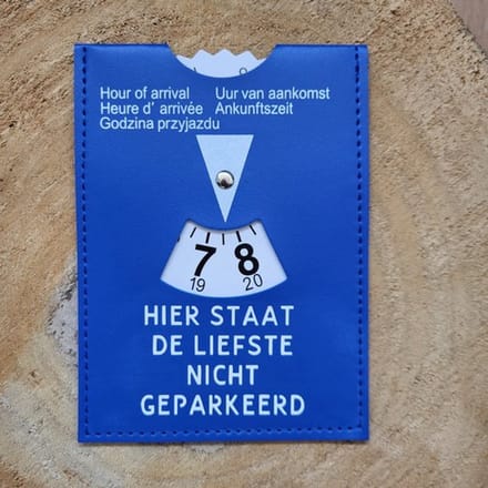Parkeerschijf - nicht - Hier staat de liefste nicht geparkeerd