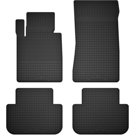 Wielganizator BasicProtect Serie - Rubber Automatten - 4 Stuks - Voor BMW 5 E39