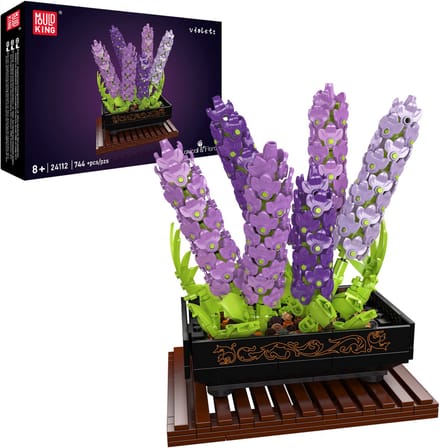 Mould King 24112 - Bonsai Violet Bloem - Bouwset - 744 Stukken