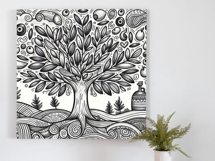 Kunstprint | Wanddecoratie | Forex | 80 × 80 cm