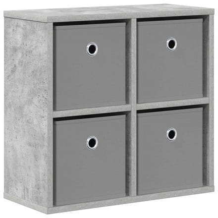 vidaXL - Dressoir - Beton - Grijs - 49,5 - x - 22 - x - 47 - cm
