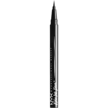 NYX Professional Makeup, eyeliner waterproof Epic Ink Liner, teinte 01 Noir, 1 ml (0,03 fl oz) black
