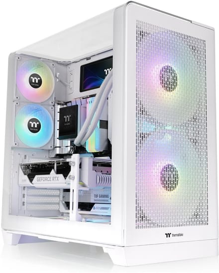 Thermaltake View 390 Air Mid - PC Case - Behuizing - Gehard Glas - 2x120mm PWM Ventilator - Wit