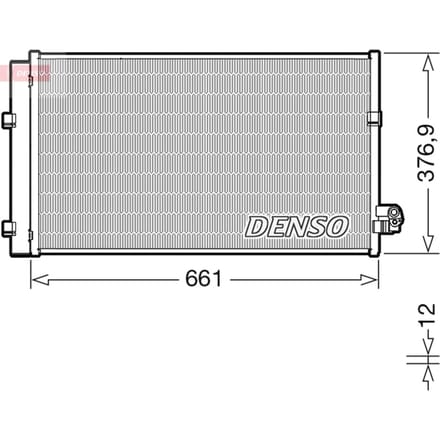 Condensator, airconditioning DENSO DCN05106