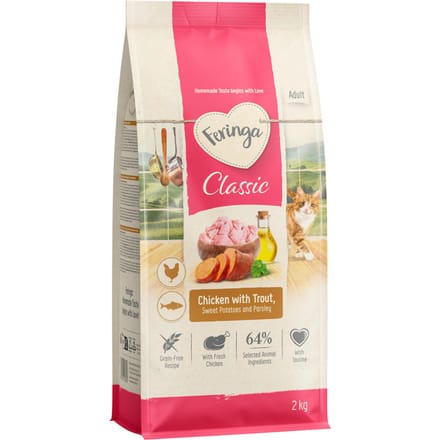 Feringa Adult Duo kip met forel - Nieuw Recept 2 kg